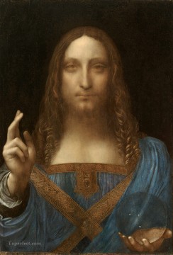 Léonard de Vinci œuvres - Léonard de Vinci Salvator Mundi 1500